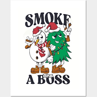 smoke like a boss Posters and Art